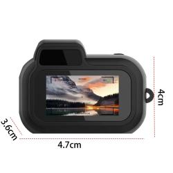 Mini Camera With 0.96in Screen 1080P Sports Portable Vintage Video Rec