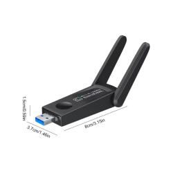 1200Mbps USB 3.0 Wireless Network Card Dual Band 2.4G 5Ghz WiFi Adapte