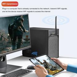 650Mbps USB Wireless Network Card External Antenna Dual Band 2.4GHz 5G