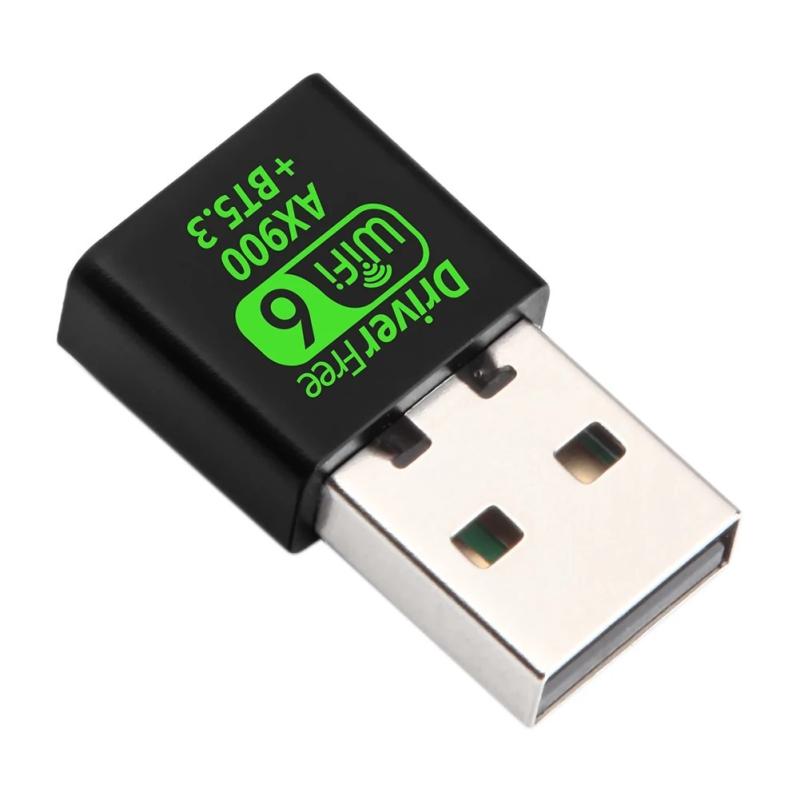 USB WiFi 6 AX900 Bluetooth 5.3 WiFi USB Adapter 2in1 Wireless Network 
