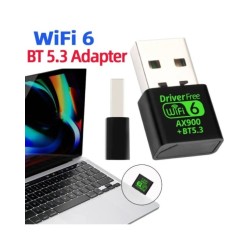 USB WiFi 6 AX900 Bluetooth 5.3 WiFi USB Adapter 2in1 Wireless Network 