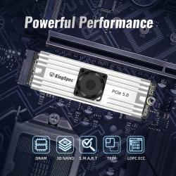 KingSpec Gen5 NVMe M.2 SSD 1000GB 2000GB Disk Internal Solid State Dri