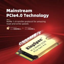 KingSpec 2230 SSD M2 NVMe 512GB 1TB 2TB Hard Disk M.2 22 30 PCIe 4.0 N