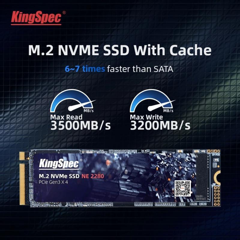 KingSpec 2TB M.2 SSD with Dram M2 PCIe NVME 2T Solid State Drive Cache