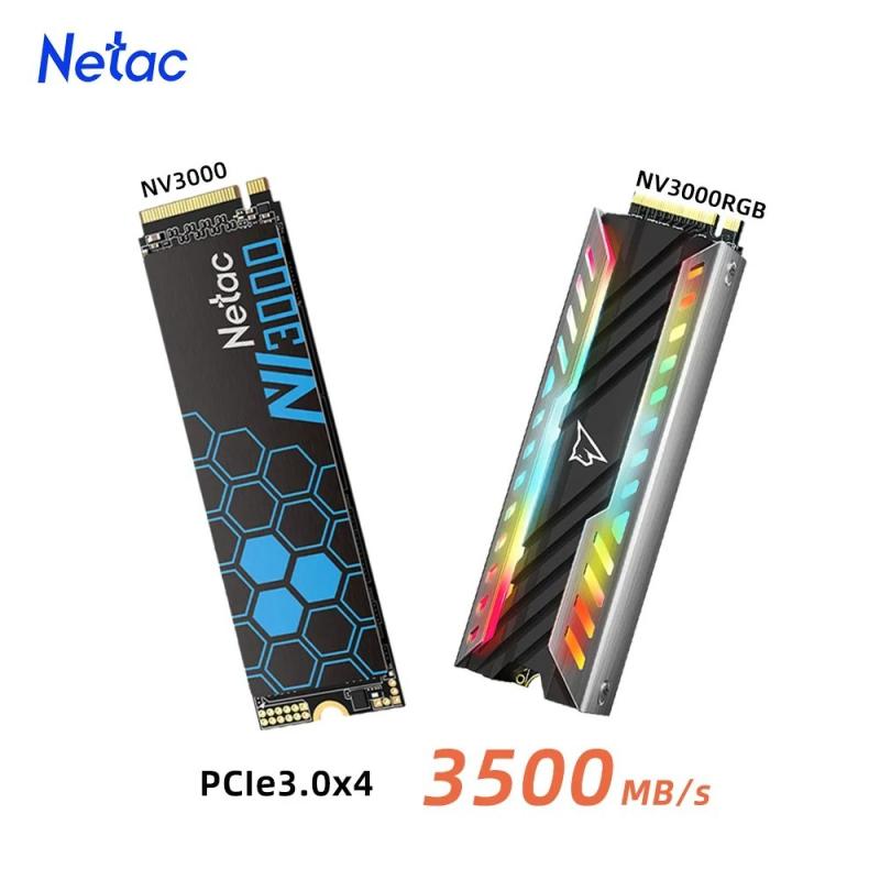 Netac M2 NVME SSD 1tb 2tb 500gb 250gb PCIE3.0 Gen4 RGB SSD M.2 2280 So