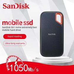 100 Original SanDisk Portable External SSD Hard Drive 2TB 1TB 500GB Sp
