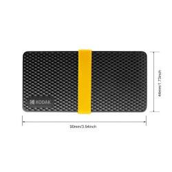 Kodak X200 Portable SSD 2TB 1TB USB 3.1 Type C External Drive Hard Dis