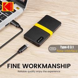 Kodak X200 Portable SSD 1TB 512GB 256GB USB 3.1 Type C External hard d