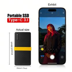 Kodak External SSD X200 1TB Portable Solid State Drive USB 3.1 Type C 