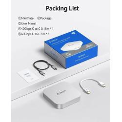 ORICO Minimate 3 TB External SSD Compatibility with Mac Mini M410Gbps,