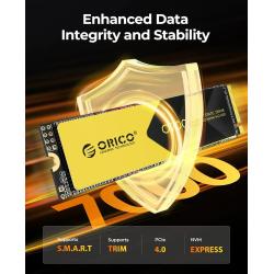 ORICO 2TB NVMe SSD PCIe 4.0 Up to 7400MB/s, M.2 SSD 2280 PCIe 4.0X4 In