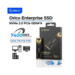ORICO NVMe 2.0 Internal SSD Solid State Drive PCIe Gen4 M.2 2280 7450M