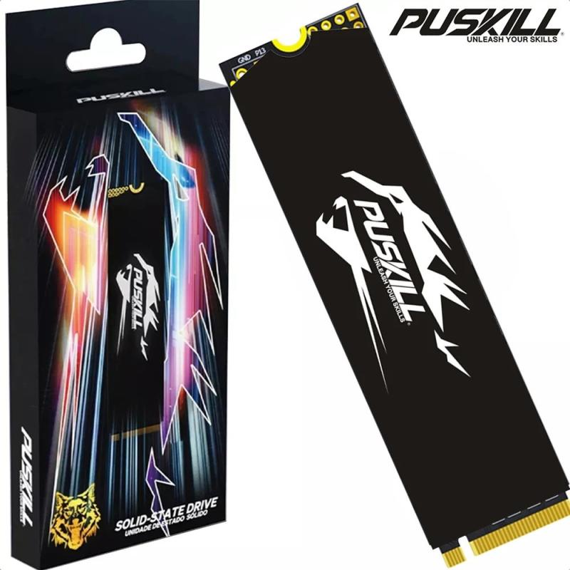 PUSKILL PCIe3.0 NVMe SSD M.2 1TB 512GB M2 2280 Hard Disk Internal Soli