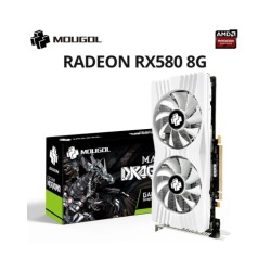 MOUGOL Radeon RX580 8G Graphics Card GDDR5 Memory AMD Gaming Card PCIE