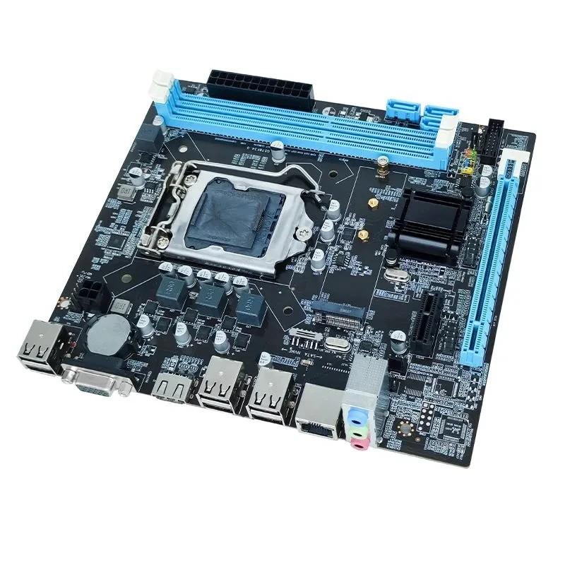 MOUGOL H61M Motherboard M.2 NVME PCIEx16 DVI Supports Dual-channel DDR