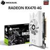 MOUGOL AMD Radeon RX470 4G Graphics Card GDDR5 Memory 256Bit PCIE3.0x16 DP DVI Interface Gaming Video Card for Desktop Computers