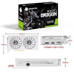 MOUGOL AMD Radeon RX580 8GB Graphics Card GDDR5 Memory 2048SP 256Bit P