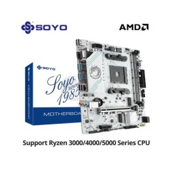 SOYO World Premiere AMD B550M Gaming Motherboard USB3.2 PCIE3.0 M.2 NV