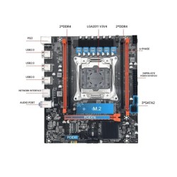 MOUGOL X99 Gaming Motherboard Kit with Intel Xeon E5 2680 V4