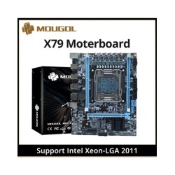 MOUGOL X79 Motherboard USB3.0 LGA2011 Motherboard M.2 NVME SATA 2.0 Su