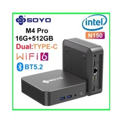 SOYO M4 PRO Mini PC Intel N150 Mini PC Computer PC Win11 Pro MiniPC DD
