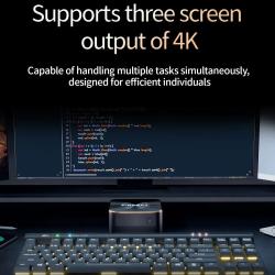 FIREBAT T8 Plus Intel N100 Black CPU Mini PC Desktop Computer 8GB 16GB