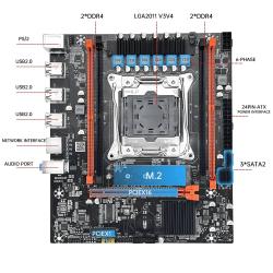 MOUGOL New X99 Motherboard Set with Intel Xeon E5 2650 V4 CPU & Dual-c