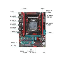 MOUGOLX99 D4 RED Motherboard Support Xeon E5 V3 V4 LGA 2011-3 CPU Proc