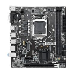 MOUGOL H61M Gaming Motherboard M.2 NVME PCIEx16 DVI Supports Dual-chan
