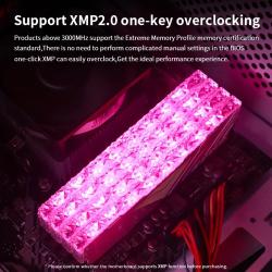 2025 JUHOR Memoria Ram RGB DDR4 8GBX2 16GBX2 3200MHz 3600MHz Kit Dual 