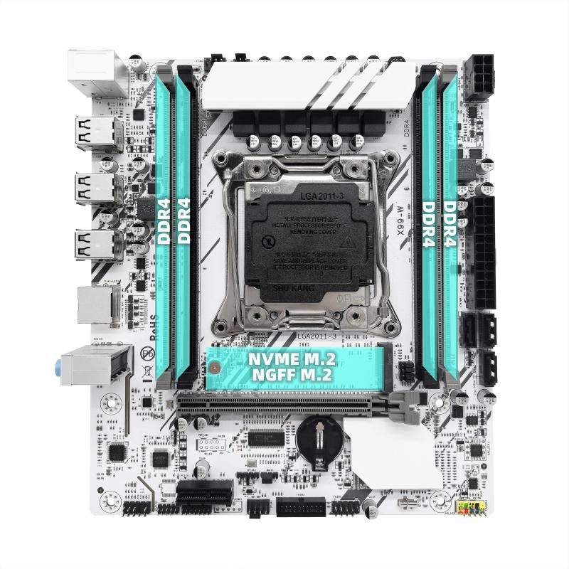 ZSUS X99-W Motherboard Set Kit With LGA2011-3 Xeon E5 2666 V3 CPU DDR4