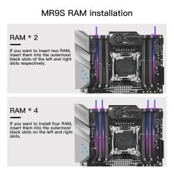 MACHINIST X99 MR9S Motherboard Combo LGA 2011-3 Intel Xeon E5 2690 V3 