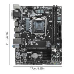 H310 Desktops Motherboard VGA/HDMI-compatible/DVI Ports LGA1151 Micro-