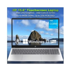 HP 2024 Newest Business Laptop,15.6" Touchscreen Laptop,Intel Core i3-