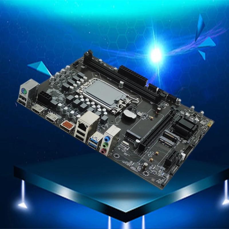 H610 Desktop Computer Motherboard DDR4 Memory LAG1700 Pin CPUi5 12400F