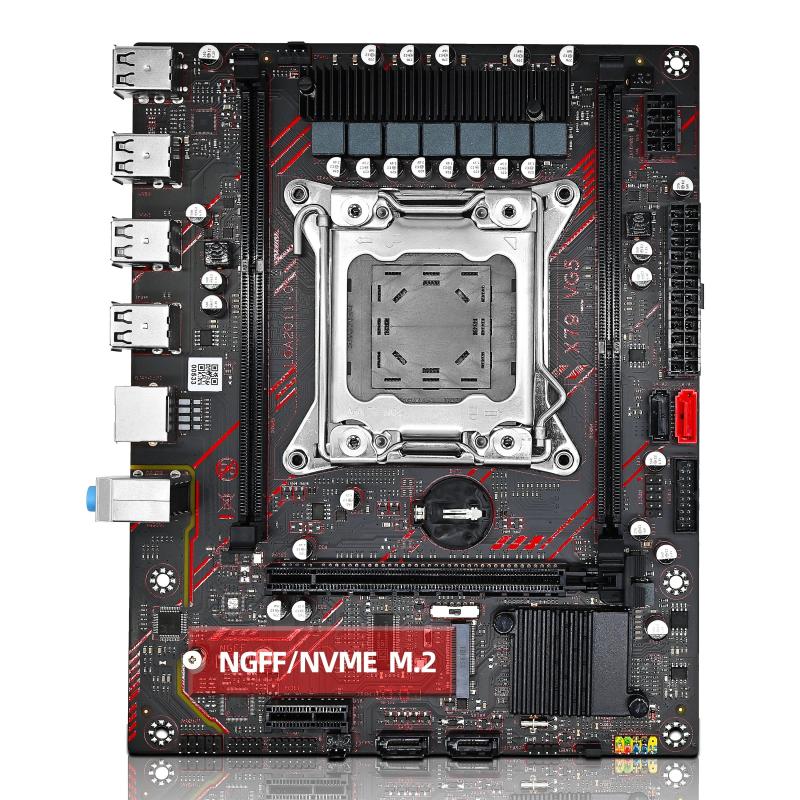 ZSUS X79 Motherboard Set Kit With Intel LGA2011 Xeon E5 2630 V2 CPU DD