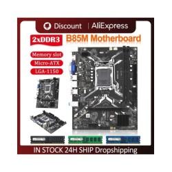 B85M VH Computer Motherboard NVME M.2 SSD LGA-1150 PC Mainboard PCI-E 