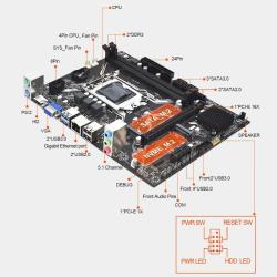 B85M VH Computer Motherboard NVME M.2 SSD LGA-1150 PC Mainboard PCI-E 