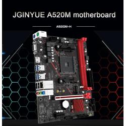 JGINYUE A520M-H motherboard AM4 DDR4 PCI-E 3.0 USB3.2 Micro ATX M.2 su