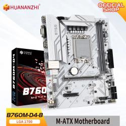 HUANANZHI B760M D4 M-ATX DDR4 Motherboard Support 12 13 Gen（ Intel LGA