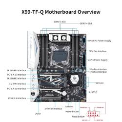 HUANANZHI X99 TF Q LGA 2011-3 XEON X99 Motherboard ATX Intel XEON E5 L