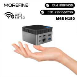 MOREFINE M6S Mini PC Intel 12th Gen N150 12G LPDDR5 512GB Window11 Gam
