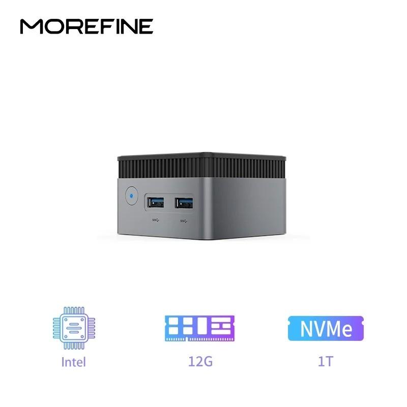 MOREFINE M6S Mini PC Intel 12th Gen CPU N150 12G LPDDR5 512GB NVME Win