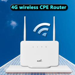 4G LTE CPE Router Modem 300Mbps WiFi Router Wireless External Antenna 
