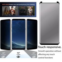 For Samsung Galaxy S8/S8 Plus/S8+ Case Friendly Anti Spy Privacy Tempe