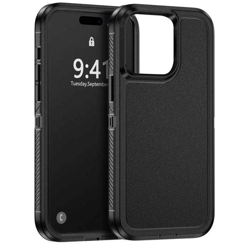For iPhone 14 Pro Max 5G Dual Layer Case Thin Slim Hybrid Rugged Hard 
