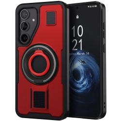 For Samsung Galaxy S24 FE 5G Phone Case Hybrid Shockproof Double Ring 