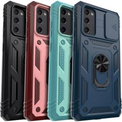For Samsung Galaxy S20 FE 5G Phone Case Hybrid Rugged Ring Kickstand C