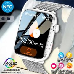 Reloj inteligente NFC con diagnóstico IA 2025 para mujer, 1,85 pulgada