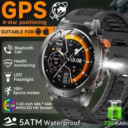 2025 nuevo GPS deportes al aire libre reloj inteligente hombres 170 + 